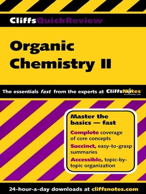 CliffsQuickReview Organic Chemistry II - ebook